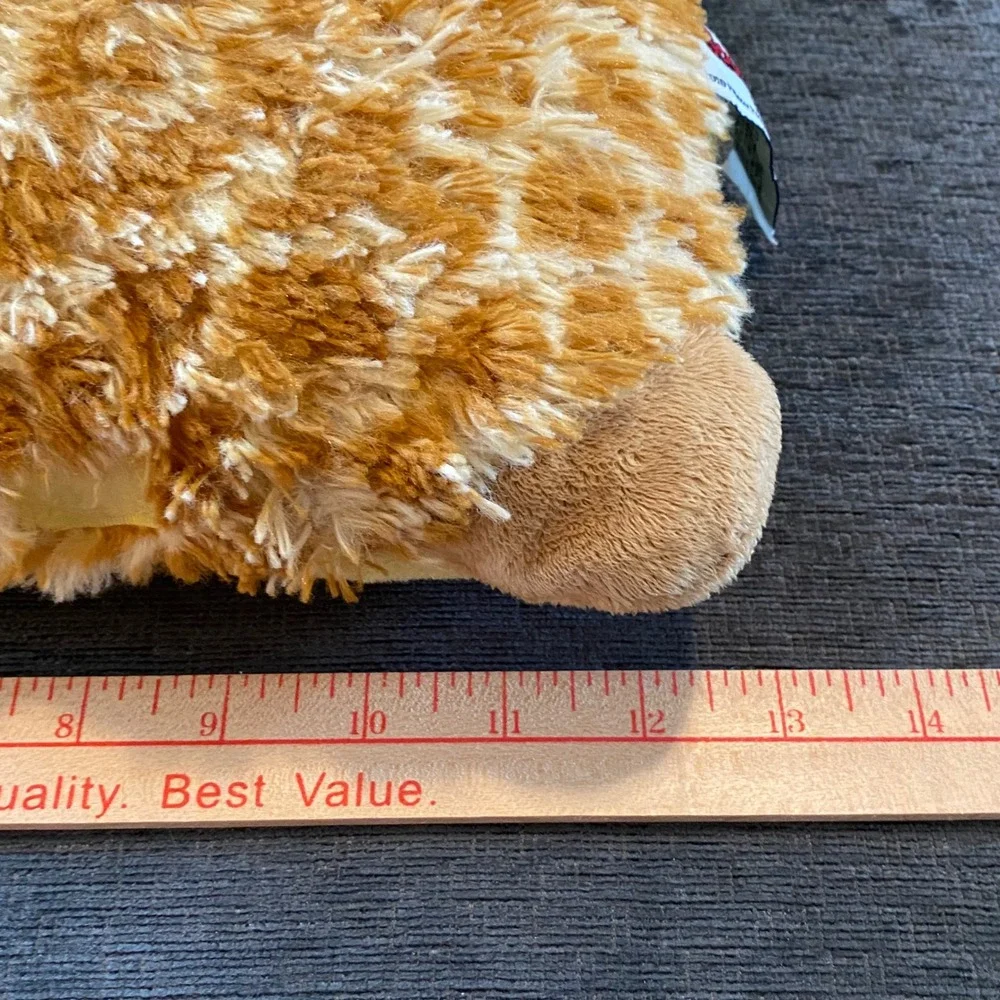 Pillow Pets Pee-Wees Giraffe Plush Small 13 inch Tan Yellow Excellent Condition